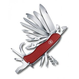 Швейцарський розкладний ніж Victorinox Workchamp XL (111мм 30 функцій) червоний 0.8564.XL