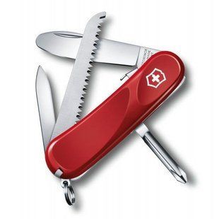 Швейцарський розкладний ніж Victorinox Junior 09 (85мм 8 функцій) червоний 2.3913.SKE