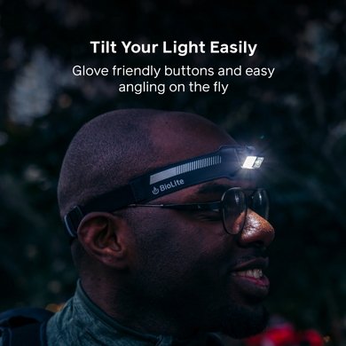 Фонарь налобный BioLite Dash 450 Rechargeable HeadLamp, Midnight Grey (BLT HPA0411)
