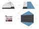 Намет тримісний Telos TR3 Plus Pro, Fabric Inner, Sil / Sil, Blue (ATS2040-04180208)