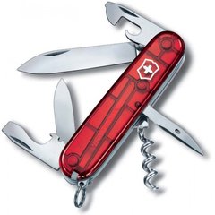 Швейцарский складной нож Victorinox Spartan (91мм 12 функций) красный прозрачный (1.3603.Т)