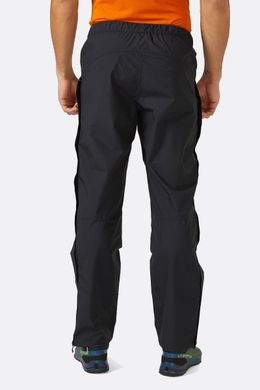 Штаны мужские Rab Downpour Eco Pants FZ, Black, L, Short (RB QWG-86-L)