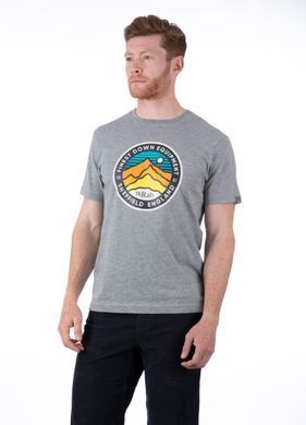 Футболка мужская Rab Stance 3 Peaks Tee, Grey Marl, XXL (RB QCA-98-GM-XXL)