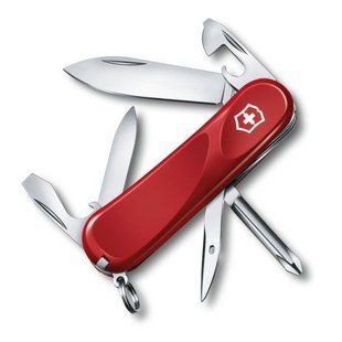 Швейцарський розкладний ніж Victorinox Evolution 11 (85мм 13 функцій) червоний 2.4803.E
