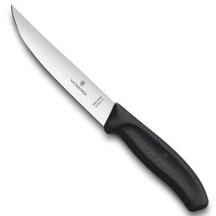 Ніж побутовий, кухонний Victorinox Swissclassic Steak (лезо: 140мм), чорний 6.7903.14