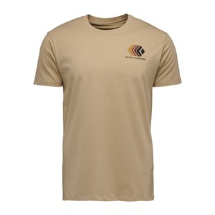 Футболка мужская Black Diamond M Faded SS Tee, Khaki, XL (BD 7524402016XLG1)