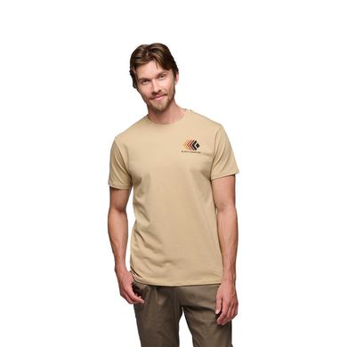 Футболка мужская Black Diamond M Faded SS Tee, Khaki, XL (BD 7524402016XLG1)