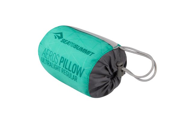 Надувна подушка Aeros Ultralight Pillow, 12х36х26см, Sea Foam від Sea to Summit (STS APILULRSF)