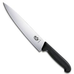 Нож бытовой, кухонный Victorinox Fibrox Carving (лезвие: 250мм), черный 5.2003.28