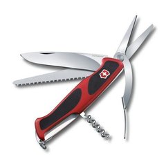 Швейцарский складной нож Victorinox Rangergrip 71 (130мм 7 функций) красный 0.9713.C