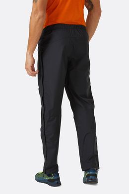 Штаны мужские Rab Downpour Eco Pants FZ, Black, S, Short (RB QWG-86-S)