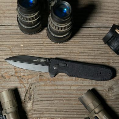 Нож складной SOG Pentagon XR, Black Out (SOG 12-61-01-57)