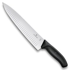 Нож бытовой, кухонный Victorinox SwissClassic Carving (лезвие: 250мм), черный, блистер 6.8023.25B