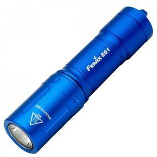 Фонарь ручной Fenix E01 V2.0, blue (E01V20blue)