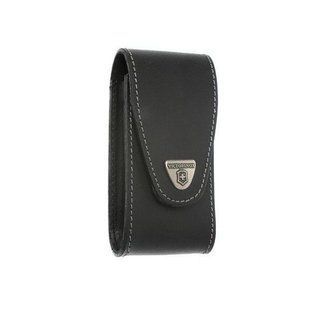 Чехол для ножей Victorinox Jumbo (111мм, до 10 слоев) кожаный, на липучке, черный 4.0524.XL