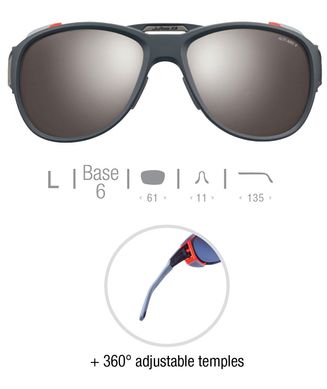 Солнцезащитные очки Julbo Explorer 2.0, Gr/Jaun, RV P2-4 (J 4973621)