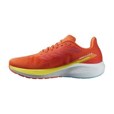 Кроссовки мужские Salomon Aero Blaze 2, Dragon Fire/Sulphur Spring/White, 10.5 (SLM 474260-10,5)