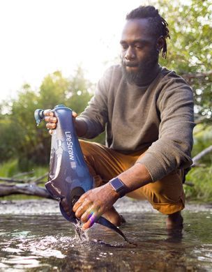 Фільтр для води LifeStraw Peak Gravity, 3 л, Dark Mountain Gray (LSW LSPSF3GRWW)