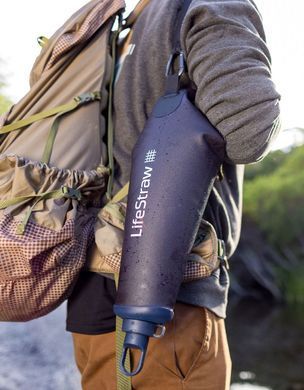 Фільтр для води LifeStraw Peak Gravity, 3 л, Dark Mountain Gray (LSW LSPSF3GRWW)