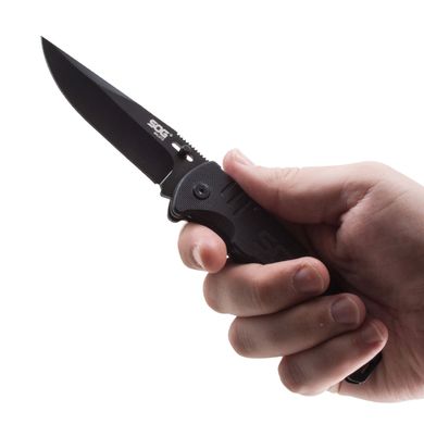 Складной нож SOG Salute, Black (SOG FF11-CP)