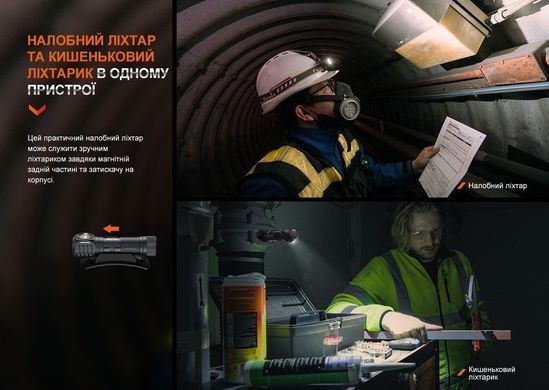 Фонарь налобный Fenix HM61R V2.0 (HM61RV20)