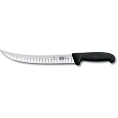 Нож бытовой, кухонный Victorinox Fibrox Butcher (лезвие:250мм), черный 5.7223.25
