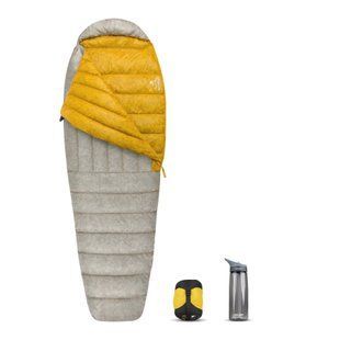 Спальний мішок Sea To Summit Spark Sp1 Ultra Dry Grey, 183 см - Left Zip (STS ASP1-R180L-UD)