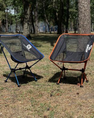 Кемпінгове крісло BaseCamp Compact, 50x58x56 см, Black/Orange (BCP 10306)