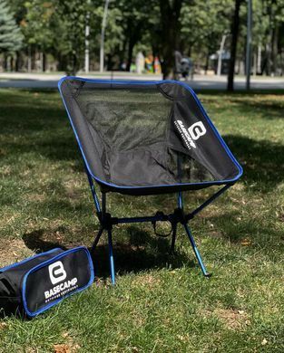 Кемпінгове крісло BaseCamp Compact, 50x58x56 см, Black/Orange (BCP 10306)