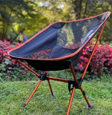 Кемпінгове крісло BaseCamp Compact, 50x58x56 см, Black/Orange (BCP 10306)