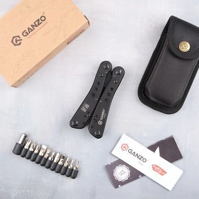 Мультитул Ganzo Multi Tool G201-B, Black (6955800400502)