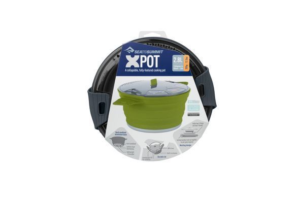 Кастрюля складная с алюминиевым дном X-Pot, 2800 мл от Sea to Summit (STS AXPOT2.8CH)