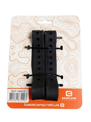 Стяжка універсальна Base Camp Multi Strap 32 мм, Black, 2 шт (BCP 118003)
