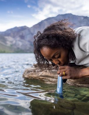 Фильтр для воды LifeStraw Peak Personal, Mountain Blue (LSW LSPSPMBWW)