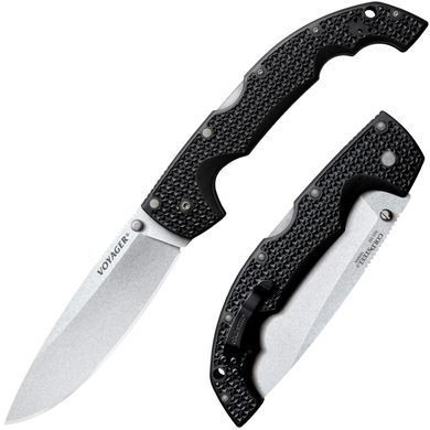 Ніж складаний Cold Steel Voyager Extra Large, Drop Point, Black (CST CS-29AXBZ)