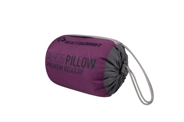 Надувна подушка Aeros Premium Pillow, 11х34х24см, Magenta від Sea to Summit (STS APILPREMRMG)