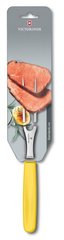 Кухонная вилка Victorinox Carving Flat 15см с желт. ручкой (блистер) (5.2106.15L8B)