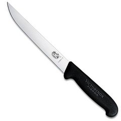Нож бытовой, кухонный Victorinox Fibrox (лезвие: 200мм), черный 5.2833.20