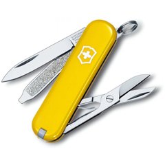 Швейцарский складной нож Victorinox Classic SD (58мм 7 функций) желтый (0.6223.8)