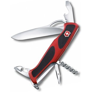 Швейцарський розкладний ніж Victorinox Rangergrip 61 (130мм 11 функцій) червоний (0.9553.МС)