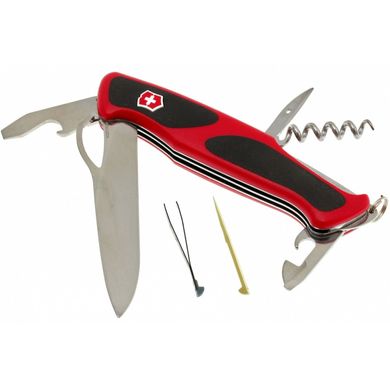 Швейцарский складной нож Victorinox Rangergrip 61 (130мм 11 функций) красный (0.9553.МС)