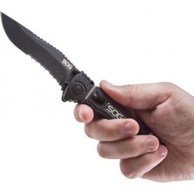 Складной нож SOG Trident Elite, Partially Serrated ( SOG TF106-BX)