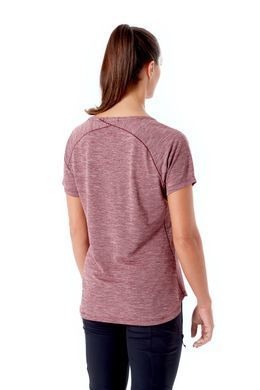 Футболка женская Rab Wisp Tee Wmns, Deep Heather Marl, 12 (RB QBL-12-DHM-12)