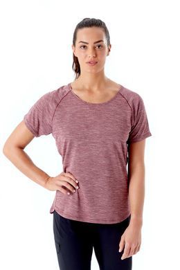 Футболка женская Rab Wisp Tee Wmns, Deep Heather Marl, 12 (RB QBL-12-DHM-12)