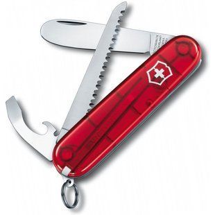 Швейцарский складной нож детский Victorinox My First (84мм 9 функций) красный 0.2373.Т