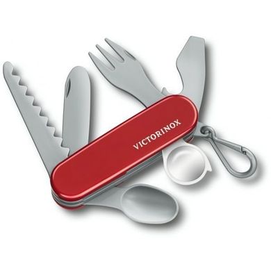 Дитячий пластиковий ніж-мультитул Victorinox Pocket Knife Toy (113мм 8 функцій) червоний 9.6092.1