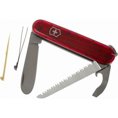 Швейцарский складной нож детский Victorinox My First (84мм 9 функций) красный 0.2373.Т