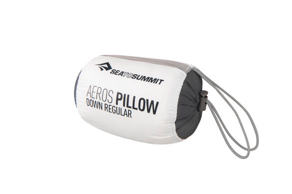 Надувная подушка з пухом Aeros Down Pillow, 12х34х24см, Grey от Sea to Summit (STS APILDOWNRGY)