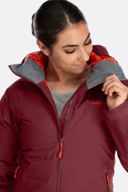 Жіночий зимовий пуховик з мембраною Rab Valiance Jacket Wmns, Deep Heather, 8 (RB QDB-50-DH-8)