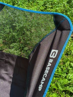 Крісло кемпінгове BaseCamp Compact M, 59х50х64см, Black/Blue (BCP 10807)